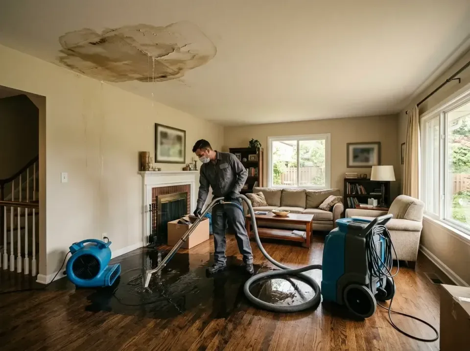 attic-pipe-burst-ceiling-drip-008 — frequently asked questions, Water Damage Restoration & Carpet Care in North Sioux City,…
